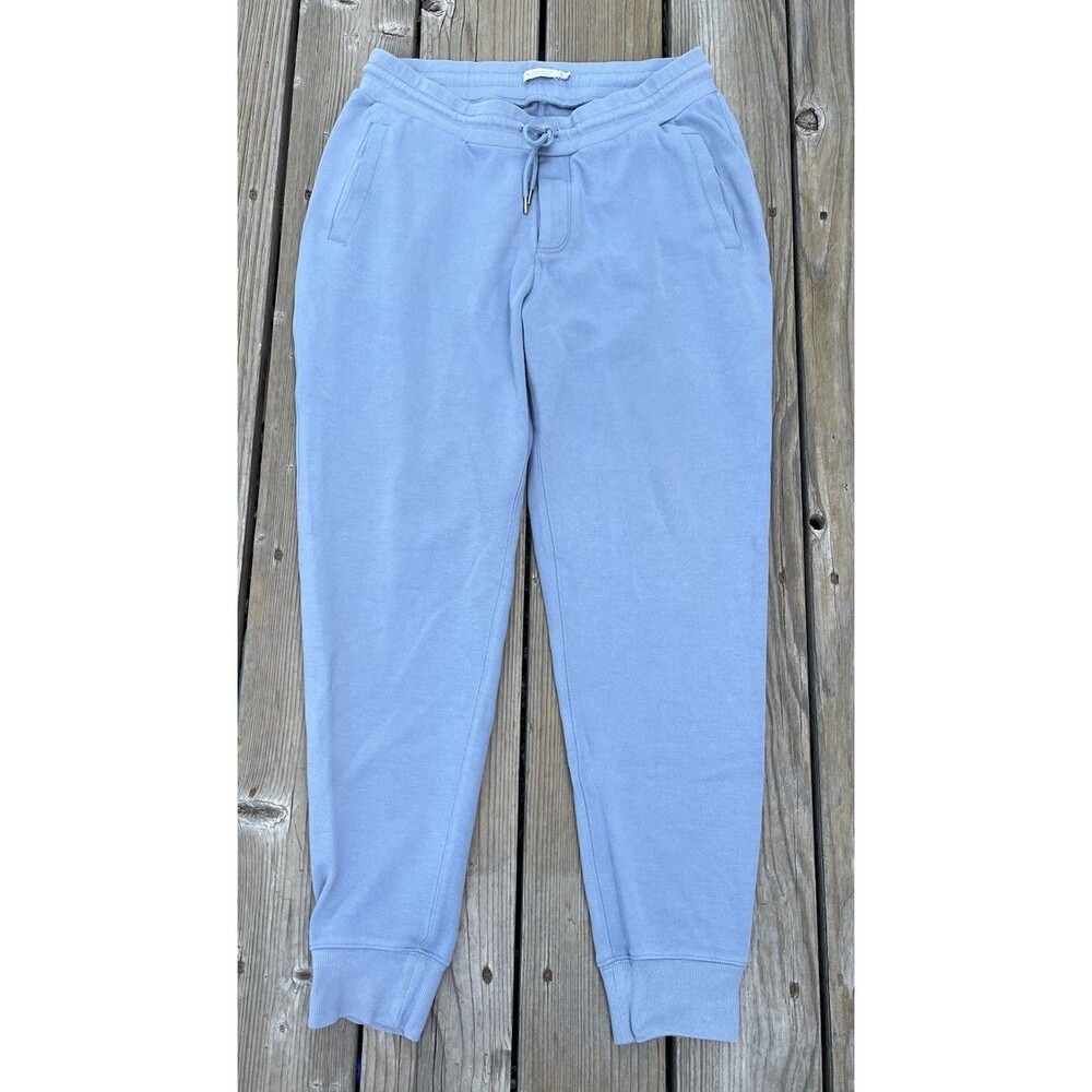 Suitsupply Men's L Cotton Blend Jogger Pants Lounge Casual Active - Blue